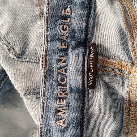 💙 EUC American Eagle Ladie's Next Level Stretch Curvy Highest Rise Jeggings, 4R - Picture 7 of 14